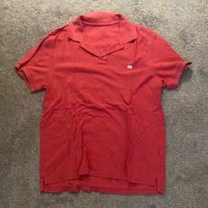 J Crew Slim Fit Polo, Coral, Size Large